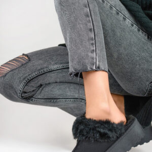 Kapcie Model 81366-1B Black - PRIMO