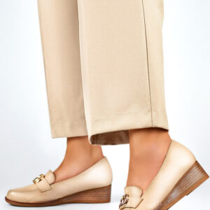 Półbuty Model 24-58286BE Beige - PRIMO